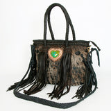 American Darling ADBGD151 Tote Hair-On Genuine Leather Women Bag Western Handbag Purse