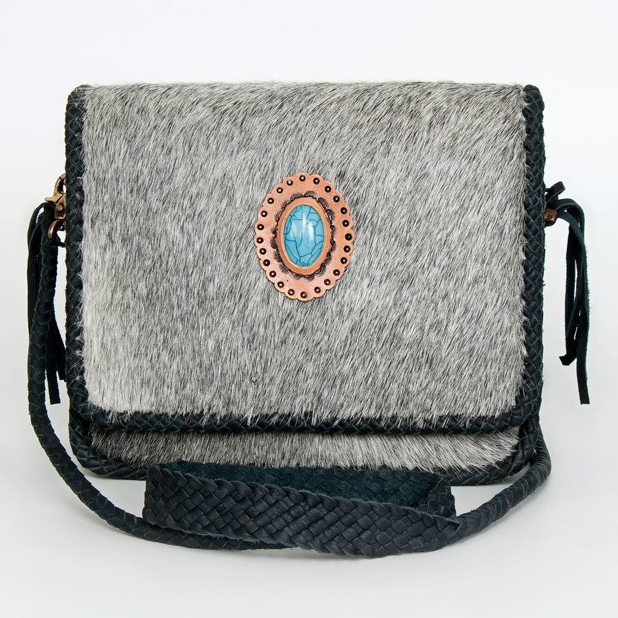 American Darling Cross Body Hair on Genuine Leather Western Women Bag | Handbag Purse Crossbody for Cute