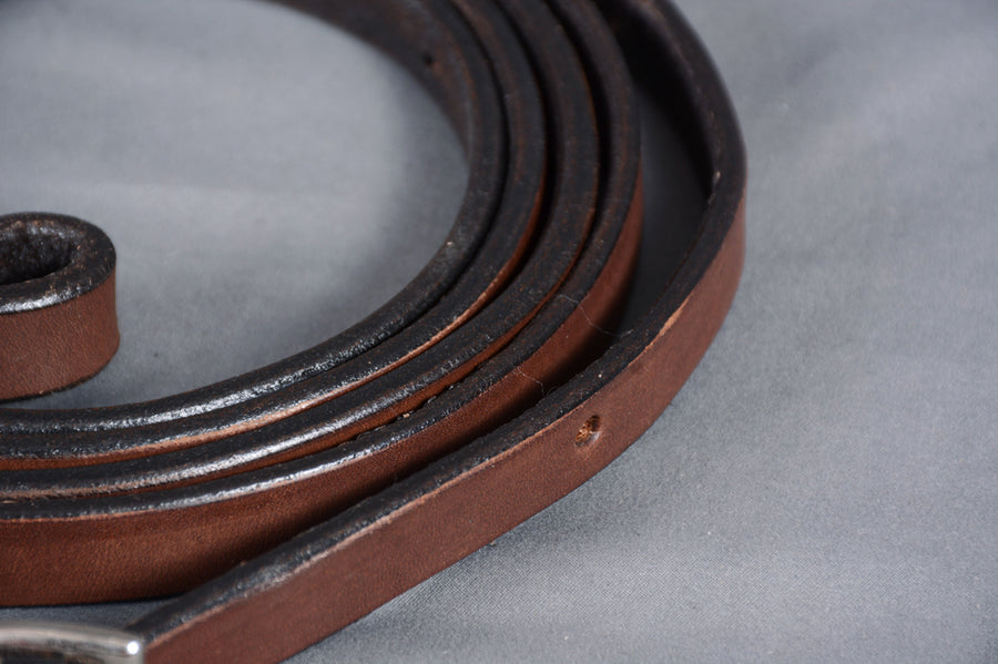 BAR H EQUINE Western Leather Horse Rein With Adjustable Buckle | Reins for Horses