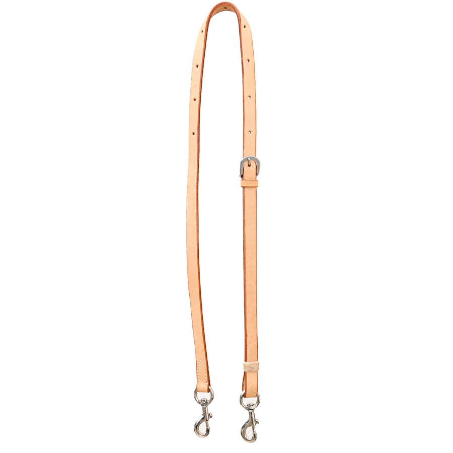 Bar H Equine Horse Genuine Leather Tie Downs Snap Ends Tan - Uhorse