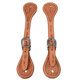 Bar H Equine Leather Spurs Straps for Adults - W. Womens Spur Straps by Hilason – Cowboy and equestrian accessories