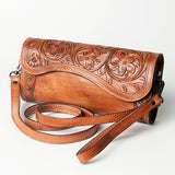 American Darling ADBGZ493 Wallet Hand Tooled Genuine Leather Women Bag by Hilason – Cowboy and equestrian accessories