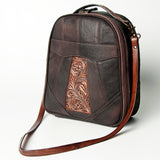 ADBGZ489 American Darling Hand Tooled Genuine Leather Women Bag W. by Hilason – Cowboy and equestrian accessories