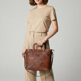 American Darling Tote Hand Tooled Genuine Leather Women Bag Western Handbag Purse