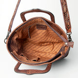 American Darling Tote Hand Tooled Genuine Leather Women Bag Western Handbag Purse