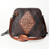 American Darling Crossbody Hand Tooled Genuine Leather Women Bag Western Handbag Purse