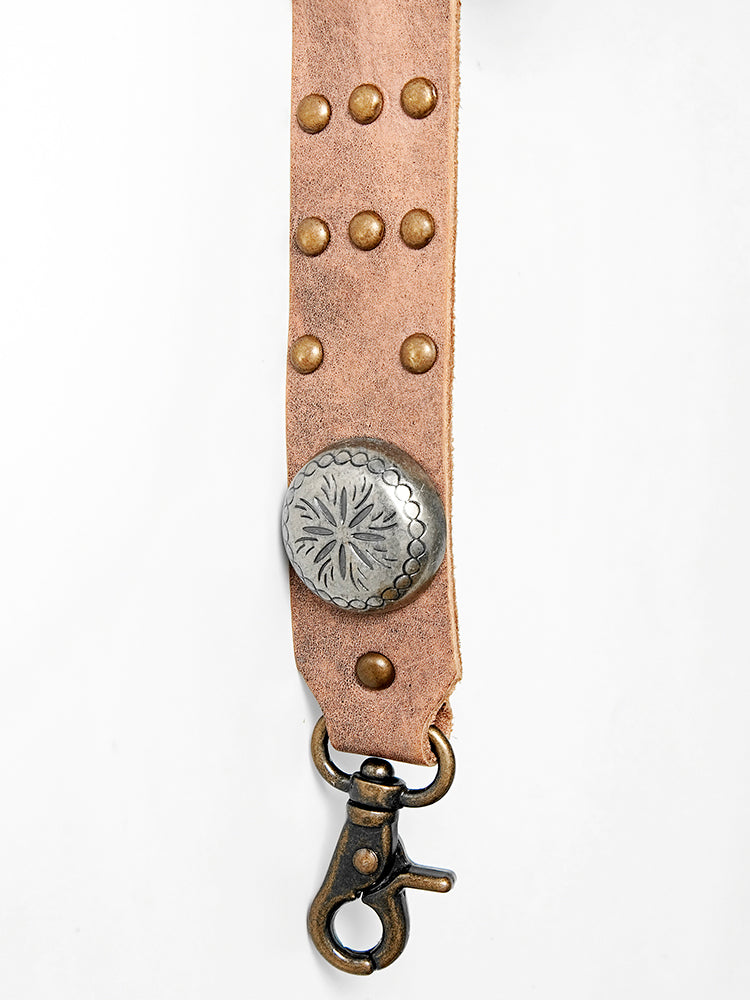 American Darling Genuine Leather Handle Strap for Crossbody Bags Phone Keychain Wallet Purse Clutch Cellphone Key Chain