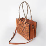 American Darling ADBG771 Tote Hand Tooled Genuine Leather Women Bag Western Handbag Purse