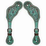 Bar H Equine H. Riding W. Leather Spurs Straps for Adults Womens – by Hilason – Cowboy and equestrian accessories