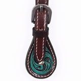 Bar H Equine Leather Spurs Straps for Adults Western Womens Spur Horse Riding Barrel Racing Show and Rodeo Strap Adult Women