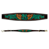 Bar H Equine American Leather Horse Saddle Tack One Ear Headstall | Breast Collar | Browband Headstall | Wither Strap | Tack Set for Horses Jora Autumn Collection