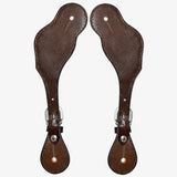Bar H Equine Leather Spurs Straps for Adults Western Womens Spur Horse Riding Barrel Racing Show and Rodeo Strap Adult Women