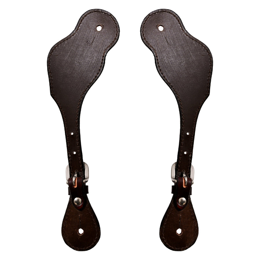 Bar H Equine Leather Spurs Straps for Adults Western Womens Spur Horse Riding Barrel Racing Show and Rodeo Strap Adult Women