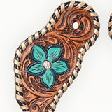 Bar H Equine Leather Spurs Straps for Adults Western Womens Spur Horse Riding Barrel Racing Show and Rodeo Strap Adult Women