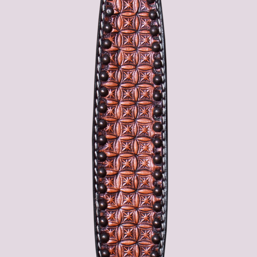 Bar H Equine American Leather Horse Saddle Tack One Ear Headstall  Breast Collar Browband Wither Strap Set