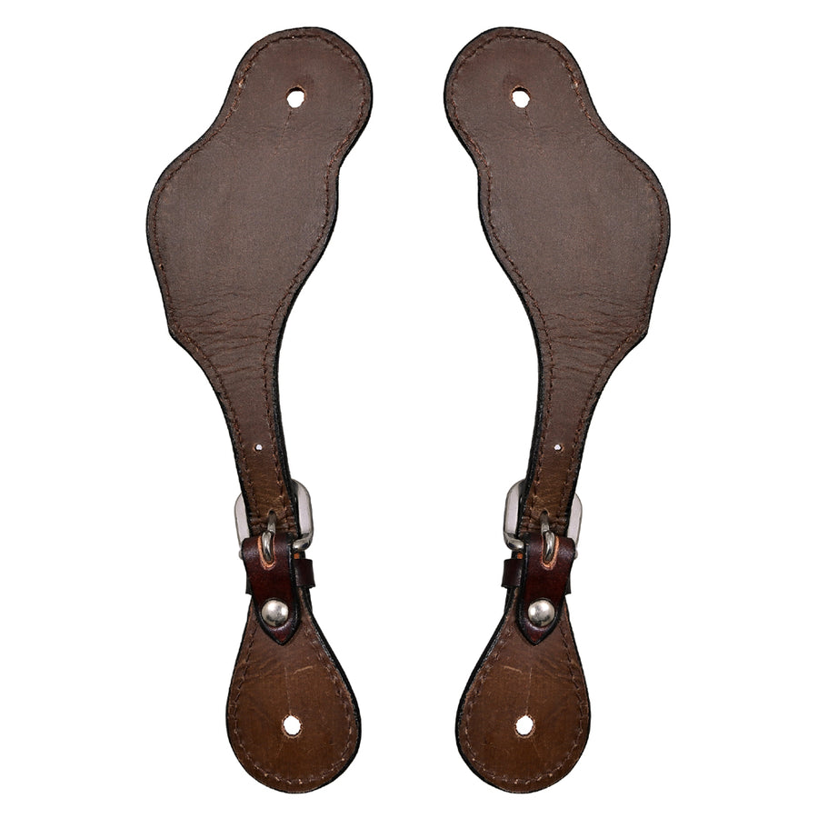 Bar H Equine Leather Spurs Straps for Adults Western Womens Spur Horse Riding Barrel Racing Show and Rodeo Strap Adult Women