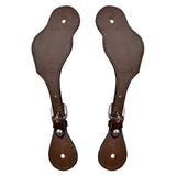 Bar H Equine Leather Spurs Straps for Adults Western Womens Spur Horse Riding Barrel Racing Show and Rodeo Strap Adult Women