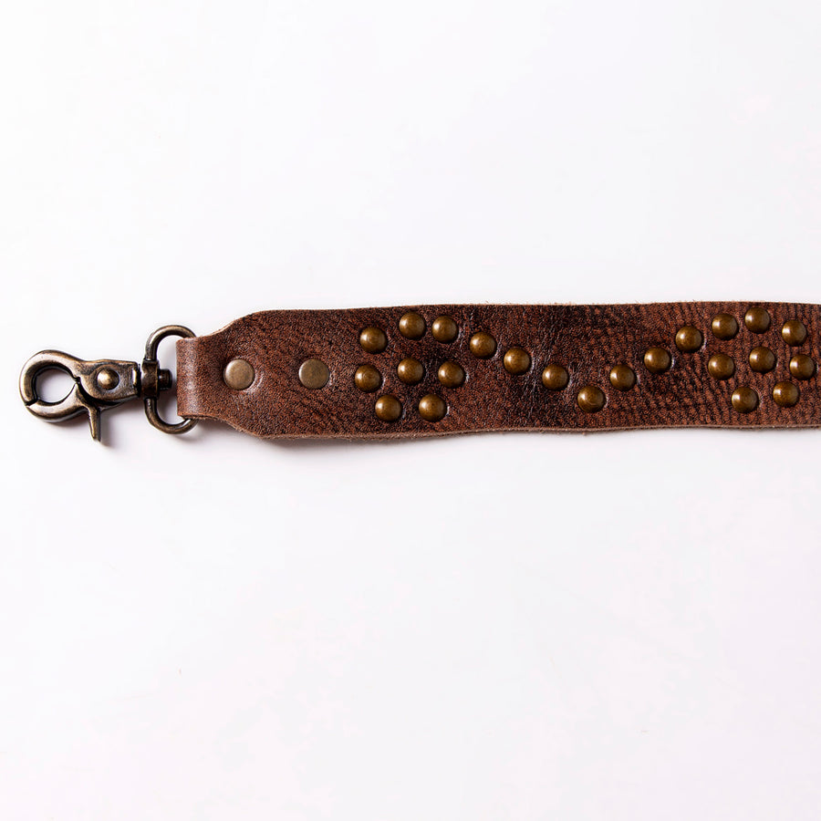American Darling Genuine Leather Handle Strap for Crossbody Bags Phone Keychain Wallet Purse Clutch Cellphone Key Chain