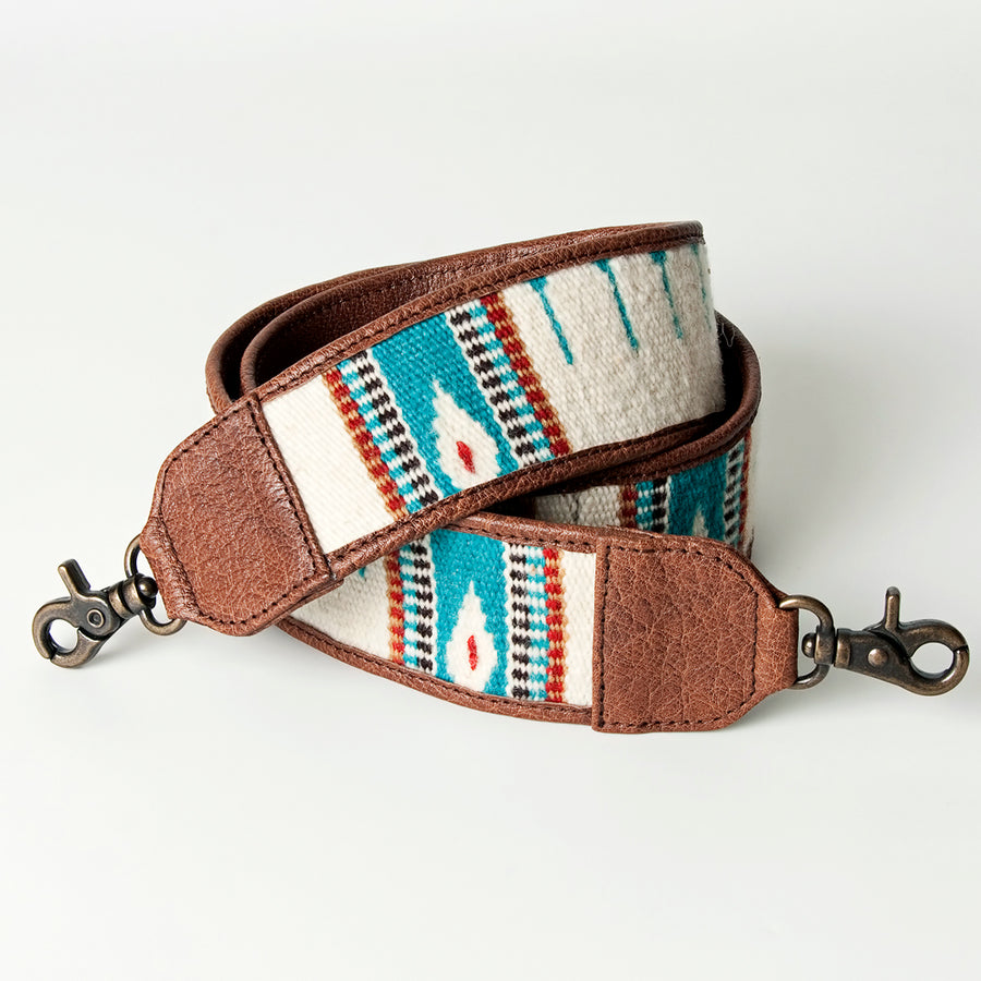 American Darling ADBT139 Saddle Blanket Genuine Leather Crossbody by Hilason – Cowboy and equestrian accessories