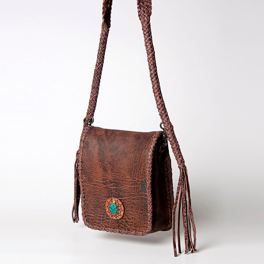 American Darling Crossbody Genuine Leather Women Bag Western Handbag Purse - Uhorse