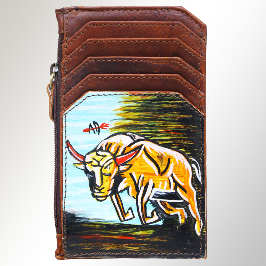American Darling ADCCM101R9 Card-Holder Genuine Leather Women Bag W. by Hilason – Cowboy and equestrian accessories