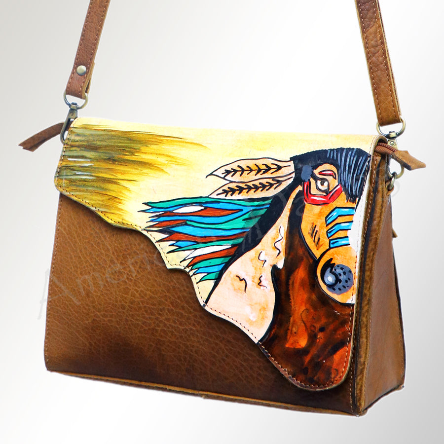 American Darling Cross Body Full Grain Genuine Leather Western Women Bag Handbag Purse | Crossbody for Cute - Uhorse
