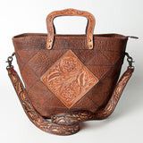 American Darling Tote Hand Tooled Genuine Leather Women Bag Western Handbag Purse
