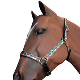 Hilason 1 Inch Fully Adjustable Halter US Flag Polyester - Uhorse