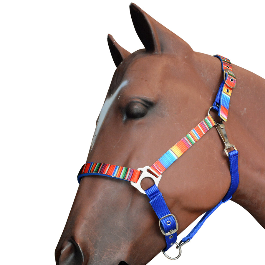 Hilason 1 Inch Fully Adjustable Halter Serape Polyester - Uhorse