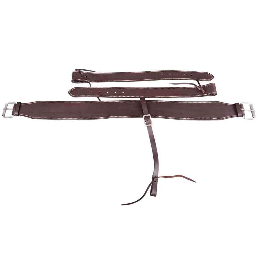 Hilason Western Flank Cinch With Connector Stainless Steel Fitting - Uhorse