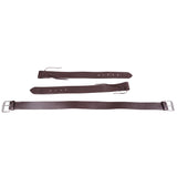 Hilason Western Flank Cinch With Connector Stainless Steel Fitting Browm - Uhorse