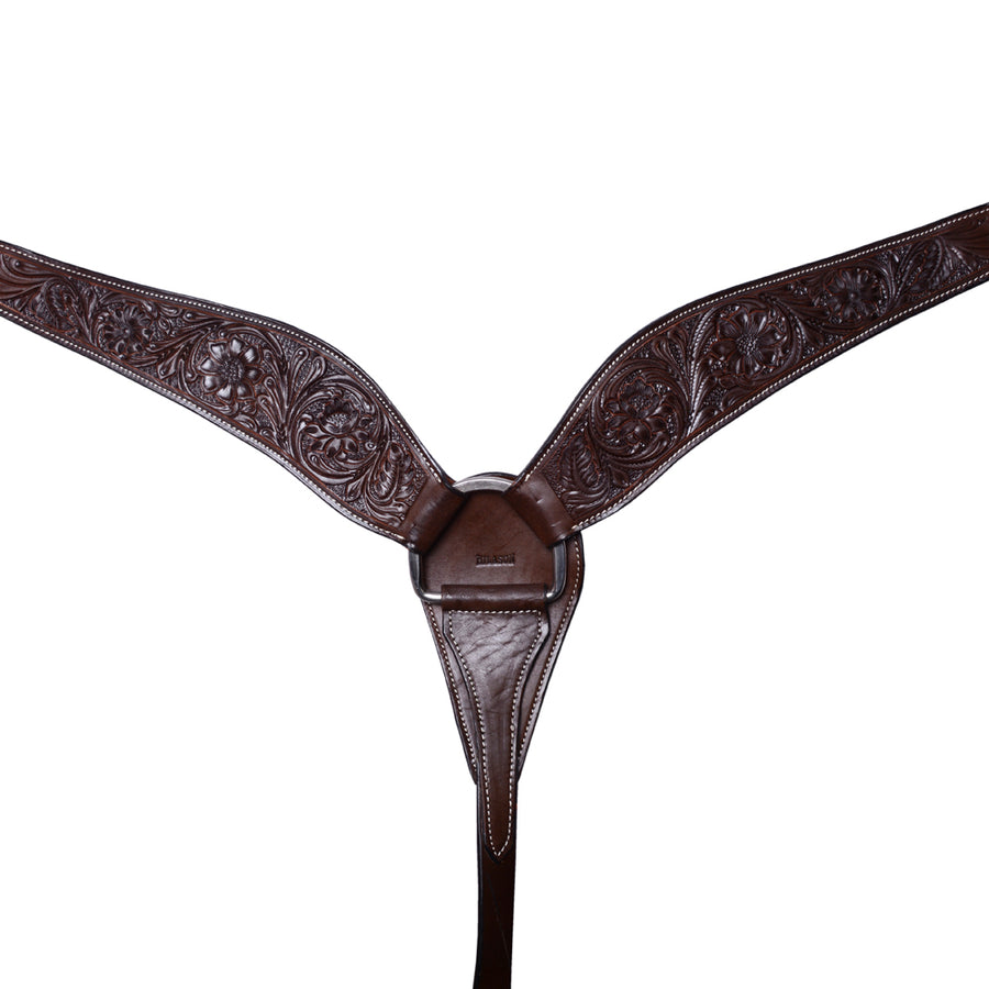 Hilason Western Roping Breast Collar Double Ply - Uhorse