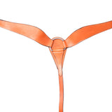 Hilason Western Roping Breast Collar Double PlyA Light Tan - Uhorse