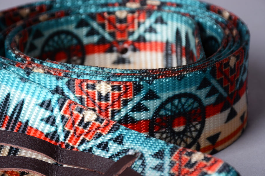HILASON Fashion Prints 6 Feet Nylon Tie Strap | Horse cinch Western saddle Durable Adjustable