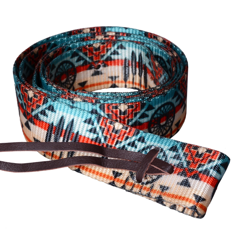 HILASON Fashion Prints 6 Feet Nylon Tie Strap | Horse cinch Western saddle Durable Adjustable - Uhorse