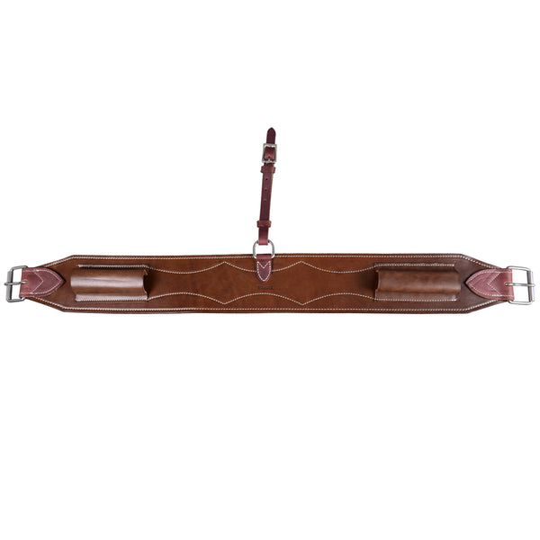 Hilason Western Flank Cinch With Connector Strap Stainless Steel Fitting - Uhorse