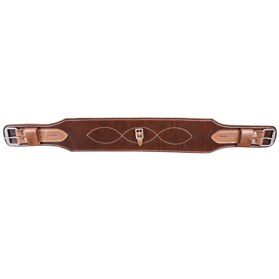 Hilason Western Flank Cinch With Connector Strap Stainless Steel Fitting - Uhorse