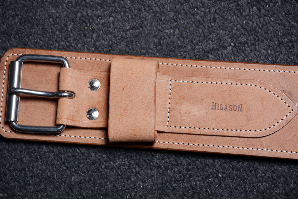 Hilason Western Flank Cinch With Connector Indian  Harness Leather