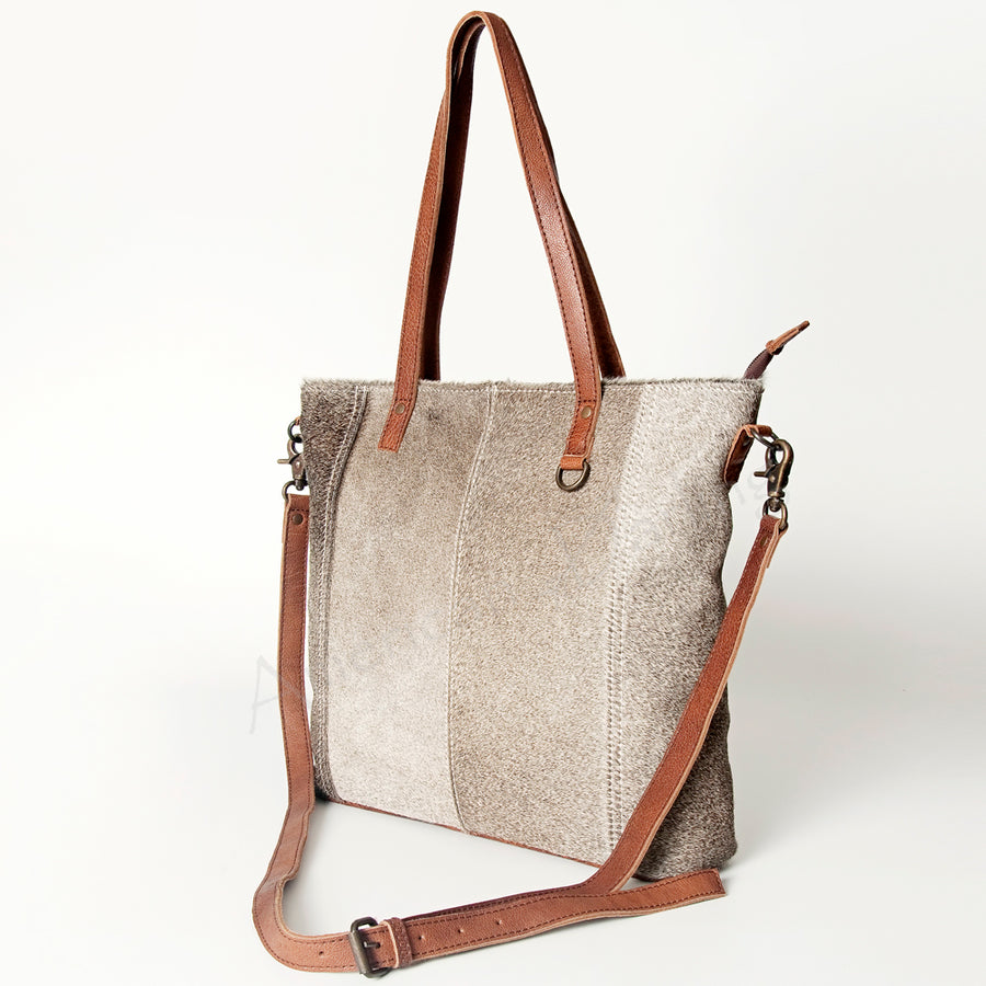 American Darling Hair-on Cowhide Western Tote Bag - Genuine Leather - Uhorse