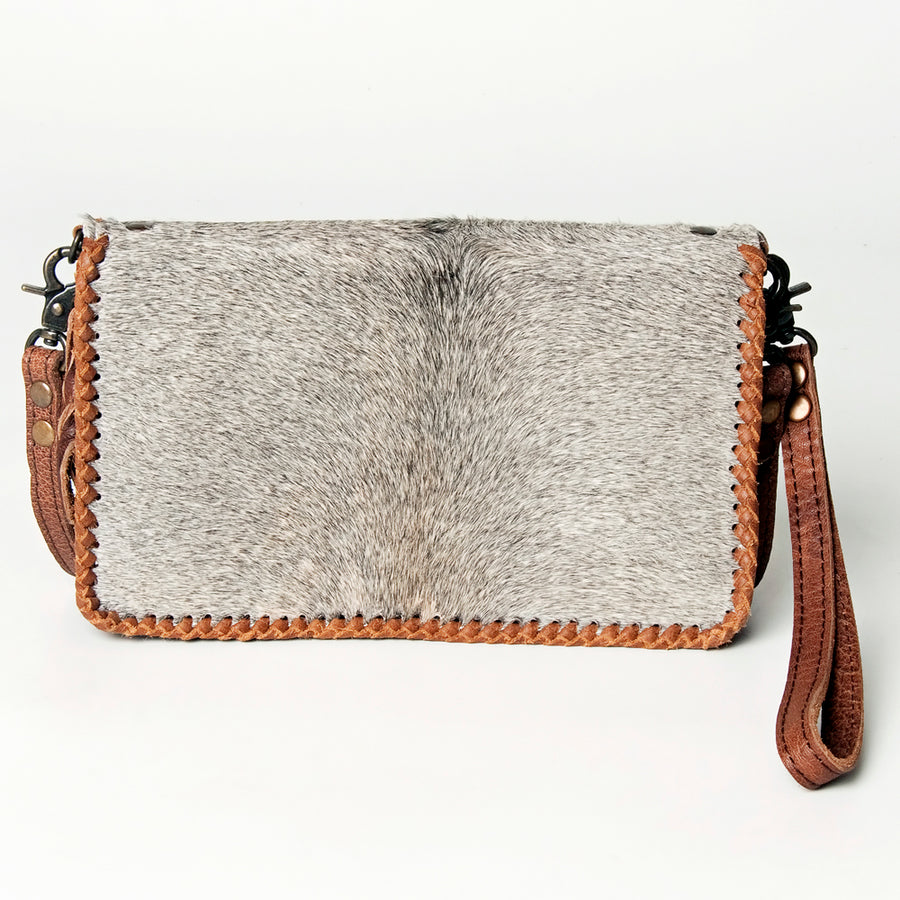 American Darling Organizer Hair On Genuine Leather Western Women Bag Handbag Purse | for Cute Travel