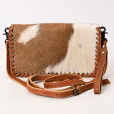 American Darling ORGANISER Upcycled Wool Genuine Leather women bag western handbag purse