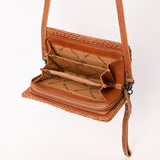 American Darling ORGANISER Upcycled Wool Genuine Leather women bag western handbag purse