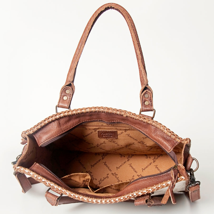 American Darling Tote Hair On Genuine Leather Western Women Bag | Handbag Weekend Travel Bags