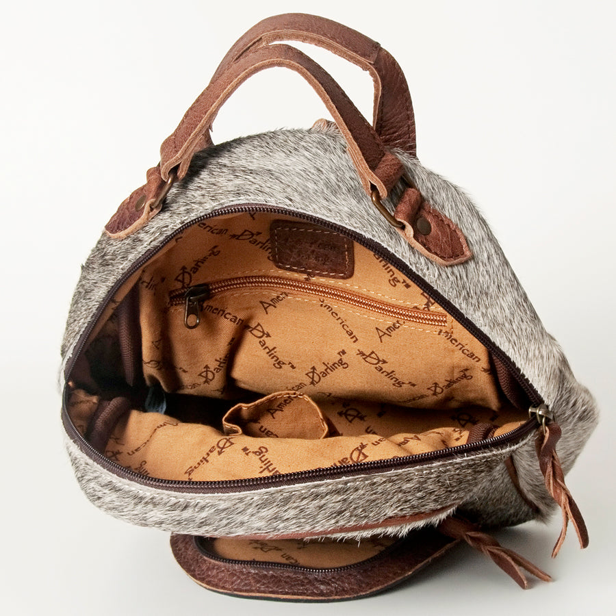 American Darling Backpack Hair on Genuine Leather Western Women Bag | for Laptop School Purse Travel