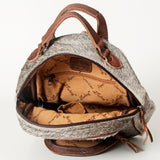 American Darling Backpack Hand Tooled Hair on Genuine Leather Western Women Bag | for Laptop School Purse Travel