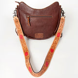 American Darling ADBG523A Hobo Hand Tooled Genuine Leather Women Bag Western Handbag Purse