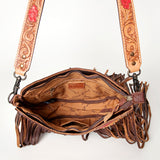 American Darling ADBG523A Hobo Hand Tooled Genuine Leather Women Bag Western Handbag Purse