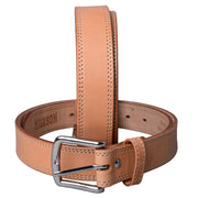 HILASON Western Genuine Leather Belt for Men Women Cowboy Cowgirl Handmade Unisex Full Grain Heavy Duty Tooled Jeans