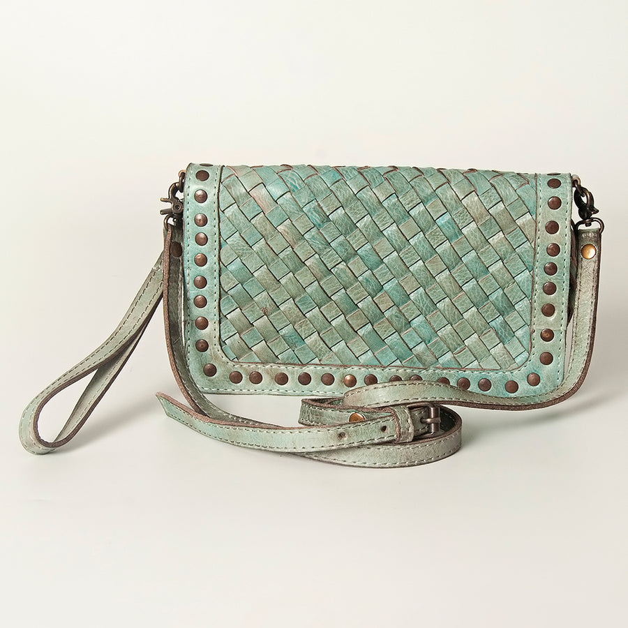 Never Mind Nmbg130A Small Crossbody Vintage Handmade Genuine Cowhide Leather Women Bag Western Handbag Purse