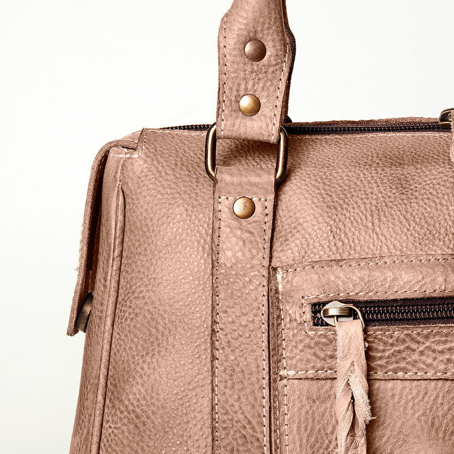 Never Mind Nmbg131A Tote Vintage Handmade Genuine Cowhide Leather Women Bag Western Handbag Purse